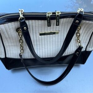 Anne Klein Black and Cream Women's Bag